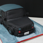 Tarta Wrangler 3D, Tarta coche 3D, tartas decoradas madrid, tartas fondant madrid, tartas personalizadas madrid, tartas cumpleaños,  