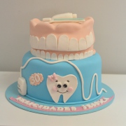 Tarta Dentista, tartas decoradas madrid, tartas personalizadas madrid, tartas fondant madrid, tartas cumpleaños