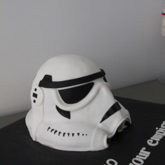 Tartas personalizadas madrid, tartas fondant madrid, tartas decoradas madrid, Star wars cake, Storm Trooper cake,