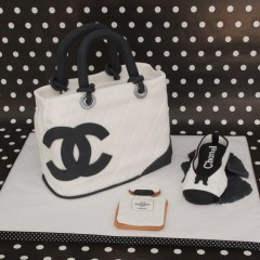 Tarta Bolso Chanel, tartas personalizadas madrid, tartas fondant