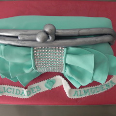 Tarta Bolso 3D, tartas personalizadas madrid, tartas fondant