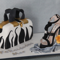 Tarta Bolso 3D, tartas personalizadas madrid, tartas fondant