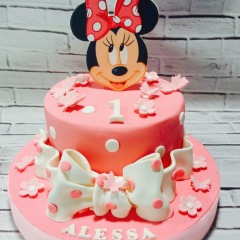 Tarta Minnie Mouse, Tartas personalizadas madrid, Tartas decoradas madrid, tartas fondant madrid, thecakeproject, Reposteria Creativa, tartas infantiles, tartas cumpleaños, tarta disney