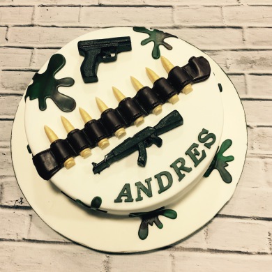 Tartas personalizadas madrid, tartas decoradas madrid, tartas fondant madrid, tarta militar