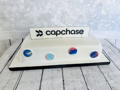 thecakeproject, tarta logotipo, tarta de empresa, tarta Capachase