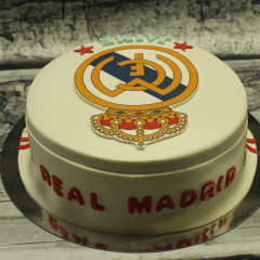 Tarta Futbol, tarta Real Madrid, tarta cumpleaños, tartas personalizadas madrid, tartas fondant madrid