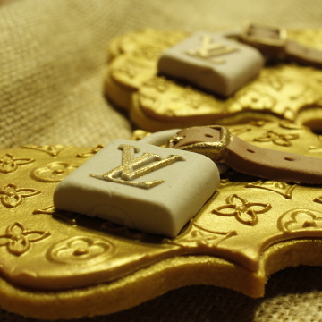 Galletas Louis Vuitton, galletas personalizadas madrid, galletas decoradas madrid, galletas fondant madrid