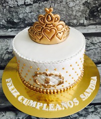 Tartas personalizadas madrid, tartas decoradas madrid, tartas fondant madrid, tarta corona