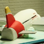 Tarta empresa, tarta logo,tarta avion iberia,  tarta aniversario, tarta corporativa.