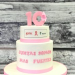 Tarta empresa, tarta logo, tarta aniversario, tarta corporativa, tarta Gala contra el cancer, Tarta Inauguracion